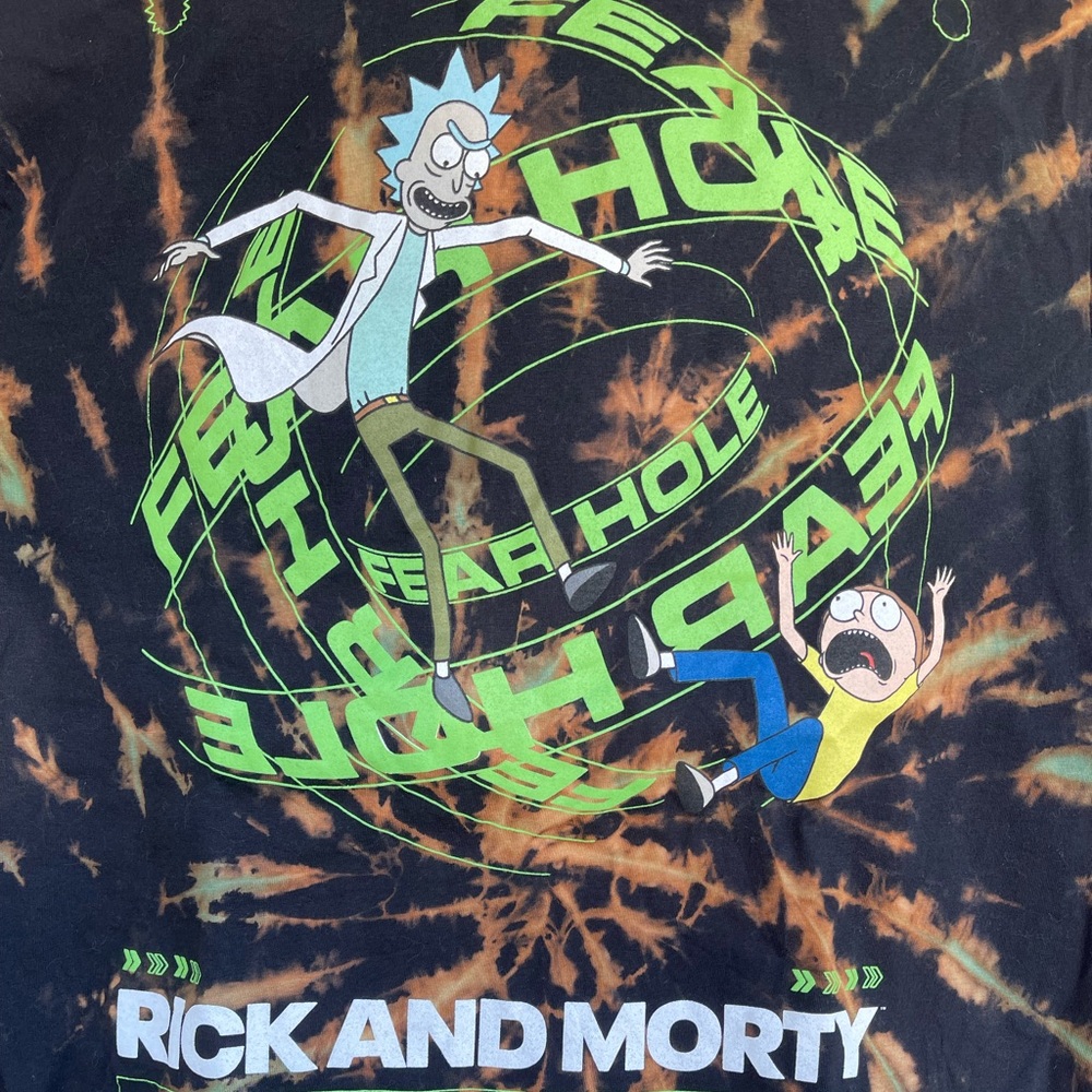 Rick And Morty “Portal Jump” Custom Bleach And Ti… - image 4